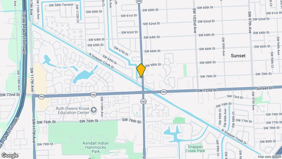 10700 SW 70th St Map and Location Details