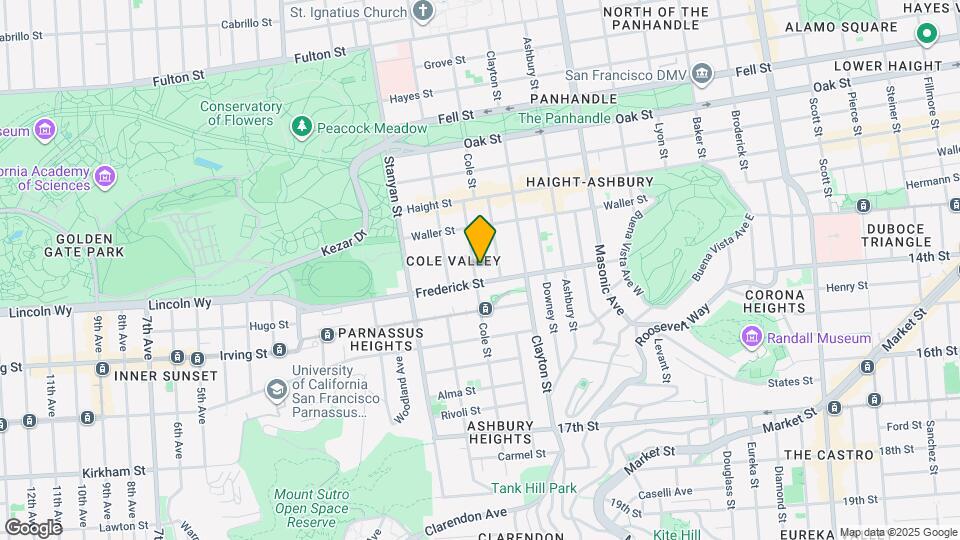 778 Cole St Map and Location Details