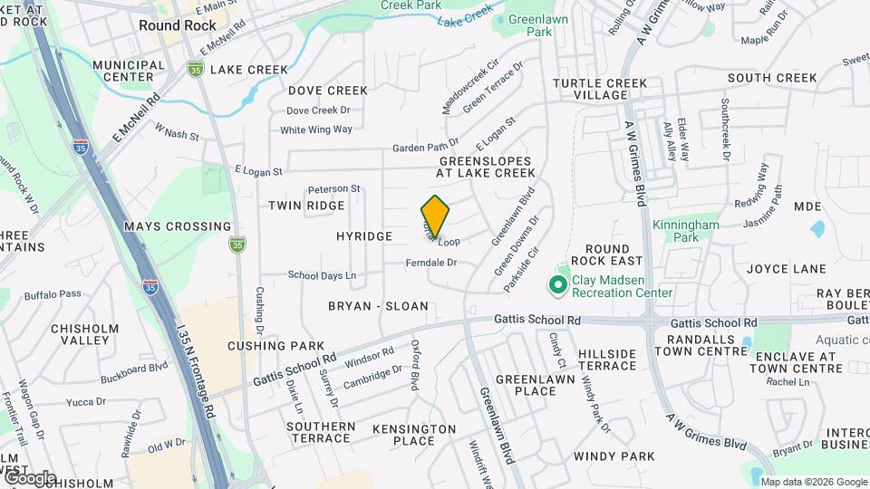 1122 Greenbriar Ct Map and Location Details