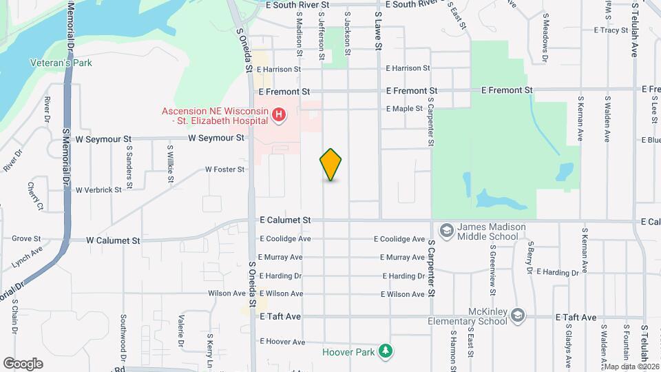 1824 S Jefferson St Map and Location Details