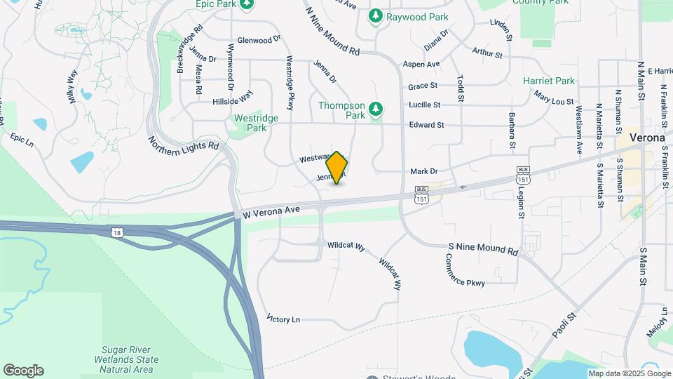 Westridge Apartments Map and Location Details