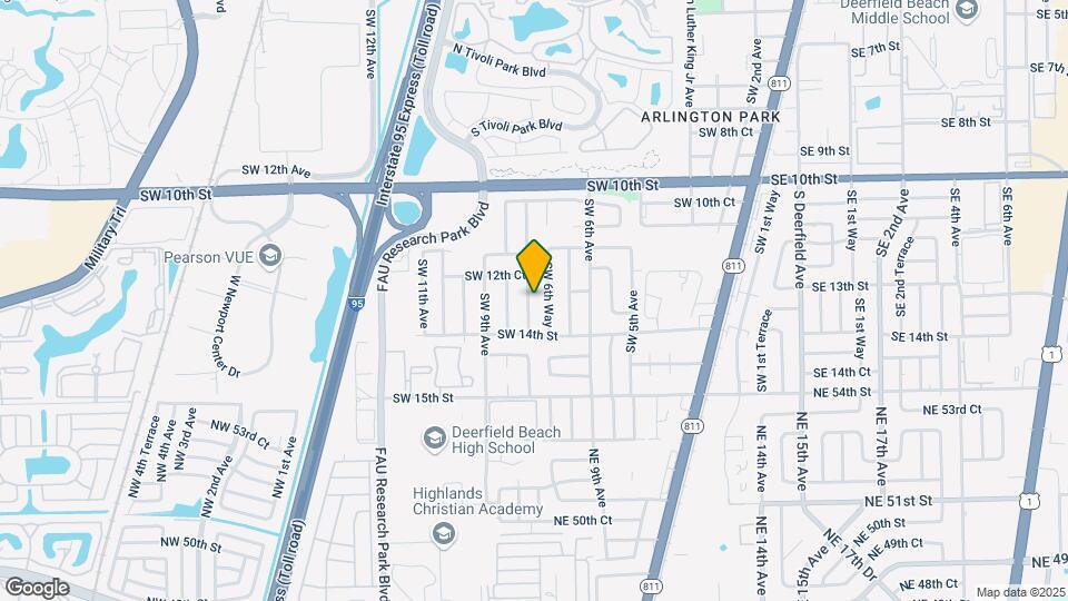 1280 SW 7th Ave Map and Location Details