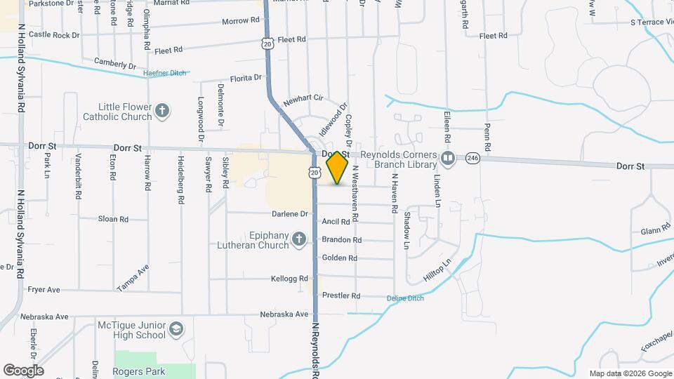 5129 Wissman Rd Map and Location Details