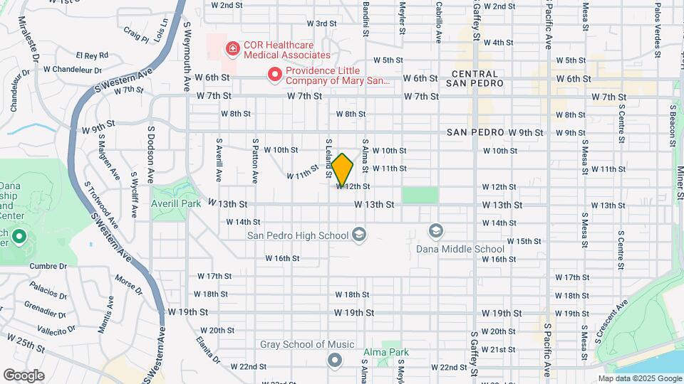 1065 W 12th St Map and Location Details