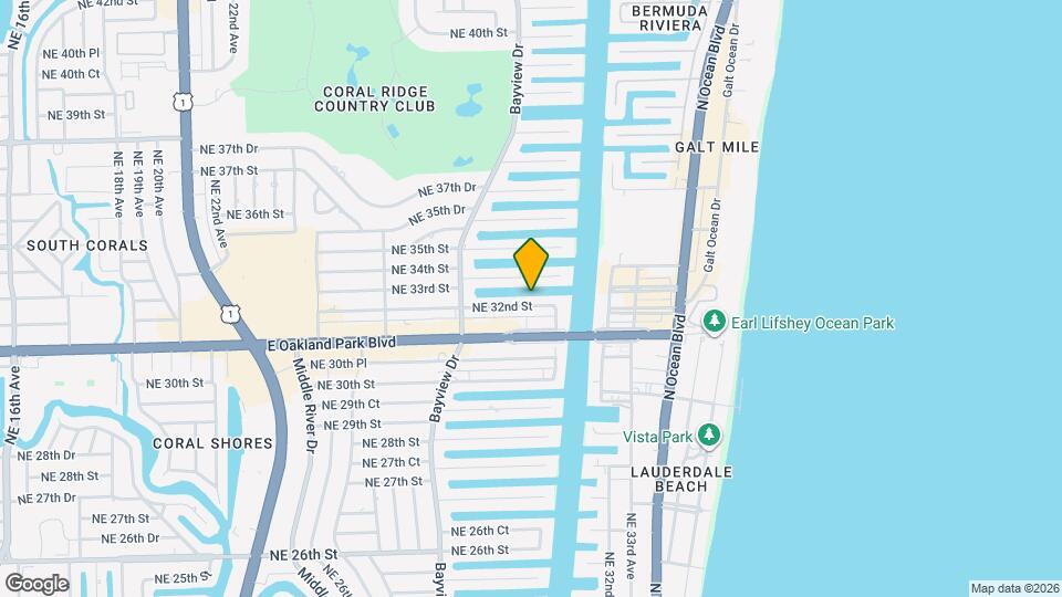 2857 NE 32nd St Map and Location Details