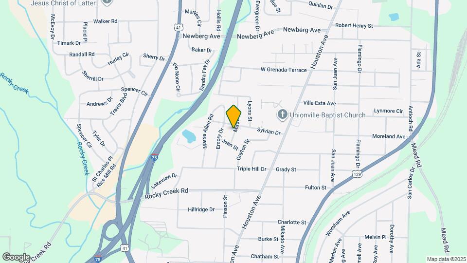 3939 Mathis St Map and Location Details