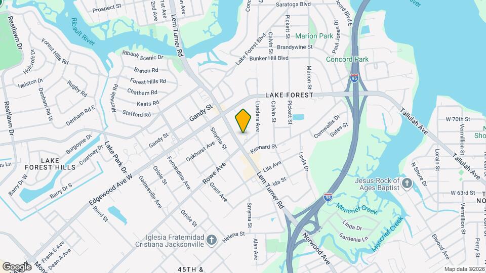 7536 Epperson Ave Mapa y Detalles de la Ubicación