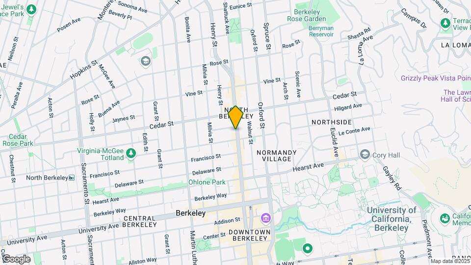 1668 Shattuck Ave, Unit 2 Map and Location Details