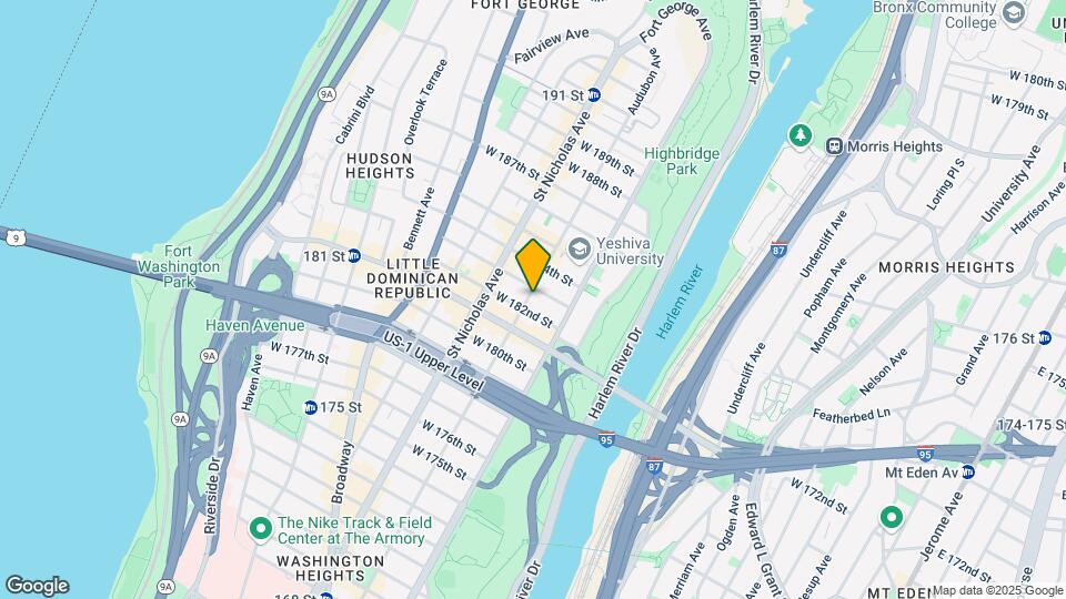 520 W 183rd St Mapa y Detalles de la Ubicación