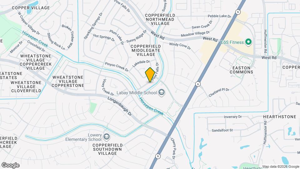 8030 Pine Falls Dr Map and Location Details