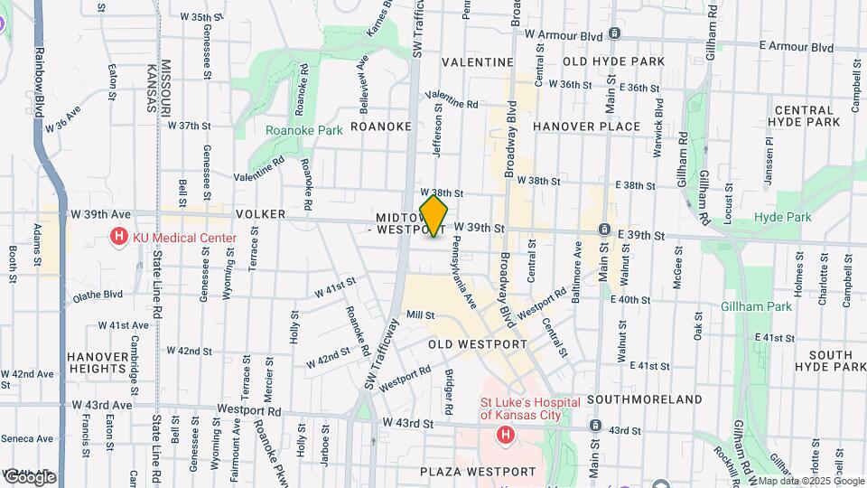 618 W 39th Ter Map and Location Details