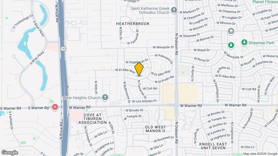 2200 N Los Altos Dr Map and Location Details