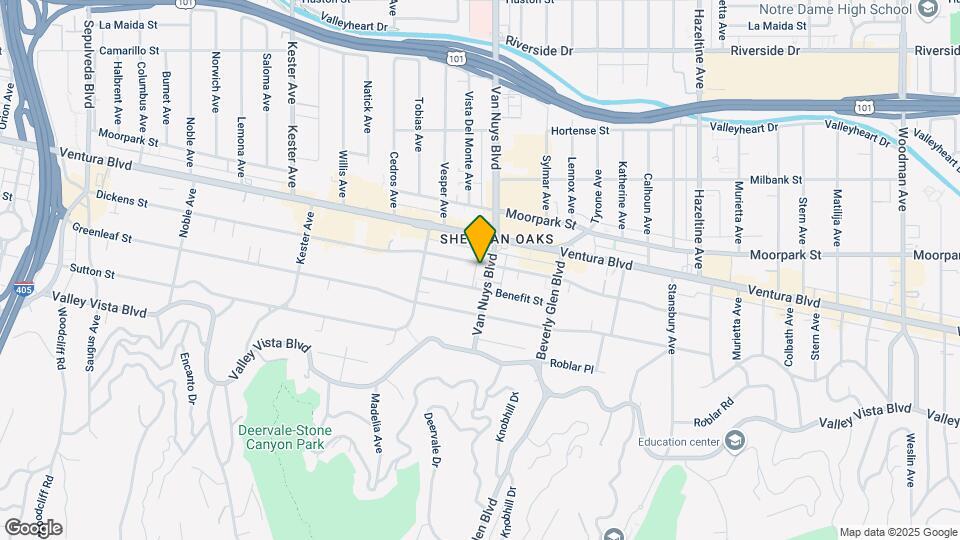 Sherman Oaks Holdings Map and Location Details