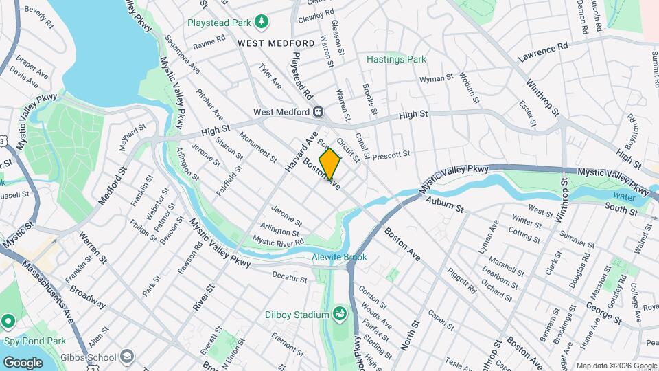 97 Boston Ave Map and Location Details