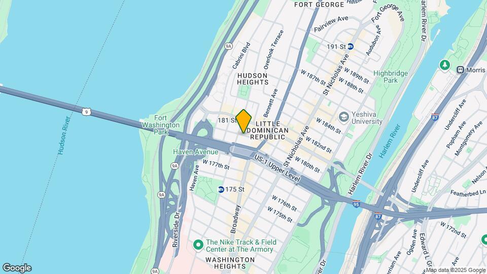720 W 180th St Map and Location Details