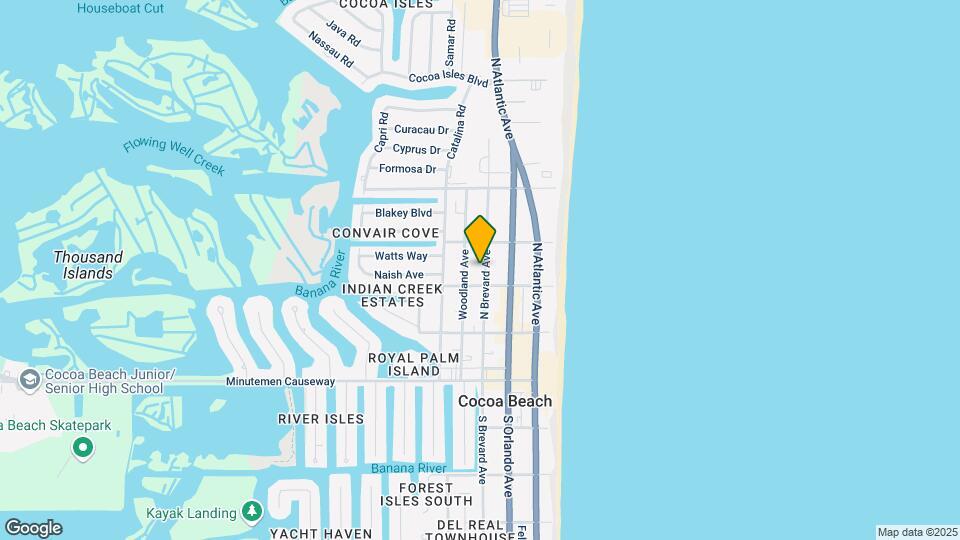 220 N Brevard Ave Map and Location Details