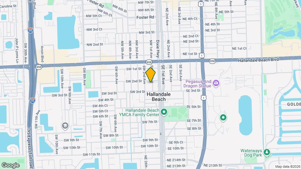 212 SW 1st Ave Map and Location Details