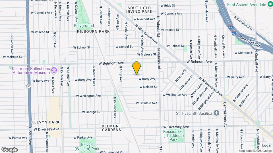 4124 W Barry Ave, Unit 1 Map and Location Details