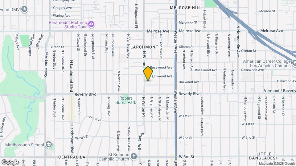 4847 Oakwood Ave, Unit 314 Mapa y Detalles de la Ubicación
