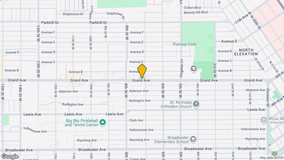 623 Grand Ave Map and Location Details