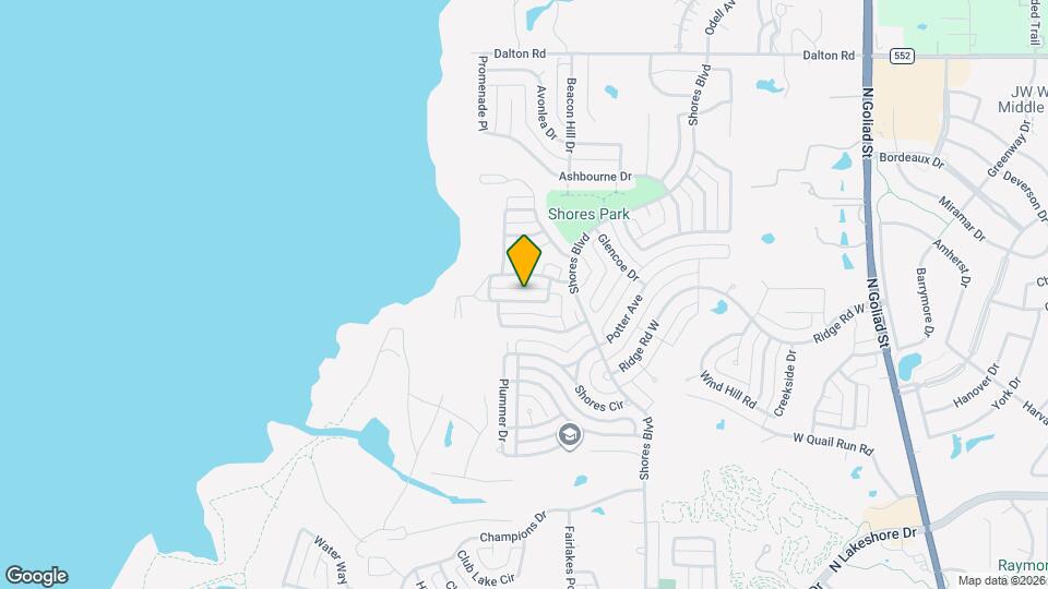 1391 Riverside Oaks Dr Map and Location Details