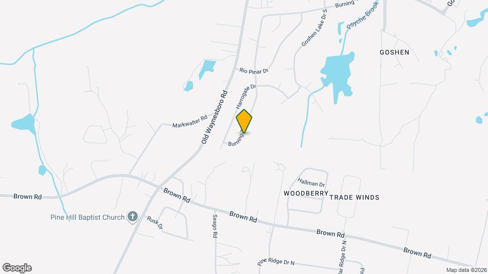 4132 Burning Tree Ln Map and Location Details