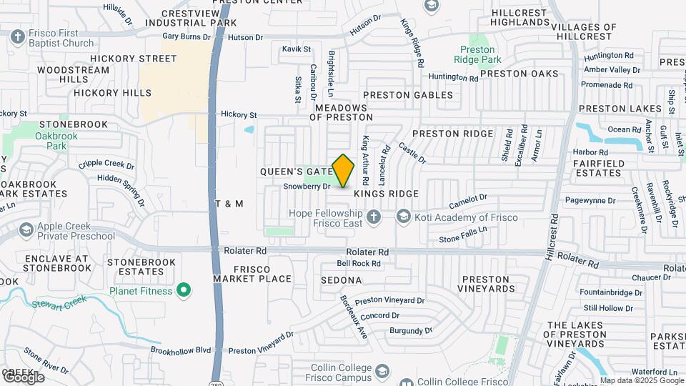 9761 Snowberry Dr Map and Location Details