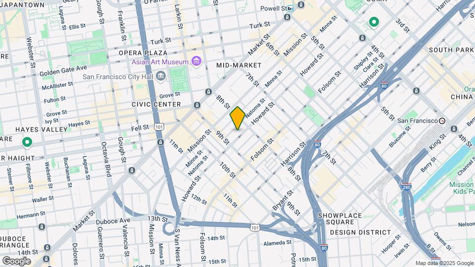 1242-1244 Howard St Mapa y Detalles de la Ubicación