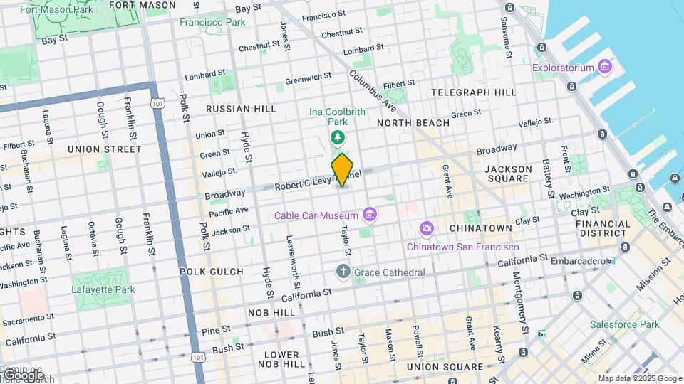 1500 Taylor St Map and Location Details
