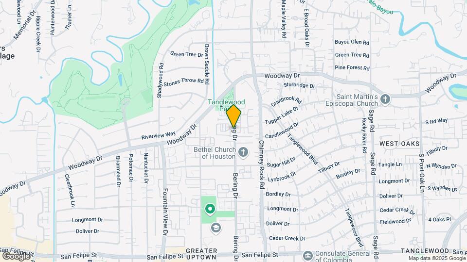 716 Bering Dr Mapa y Detalles de la Ubicación