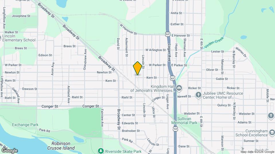 1000 Columbia St Map and Location Details