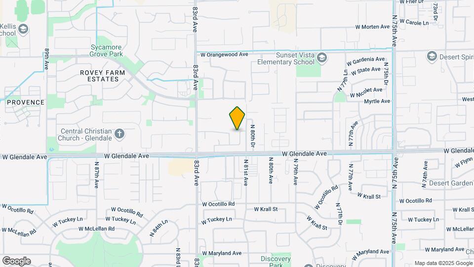 7126 N 81st Dr Map and Location Details