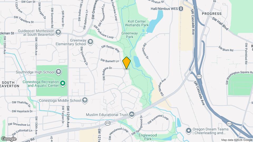 11585 SW Settler Way Map and Location Details