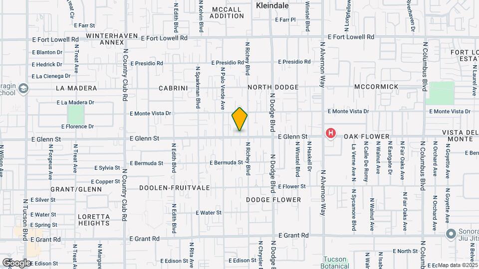 Glenn St Casitas Map and Location Details