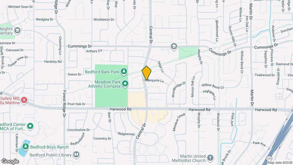 2200 Sequoia Ln Map and Location Details