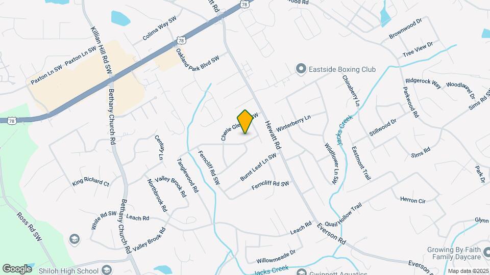3835 Tanglewood Rd Map and Location Details