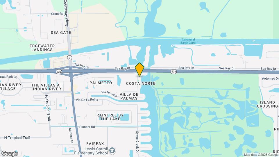 2590 Sykes Creek Dr Map and Location Details