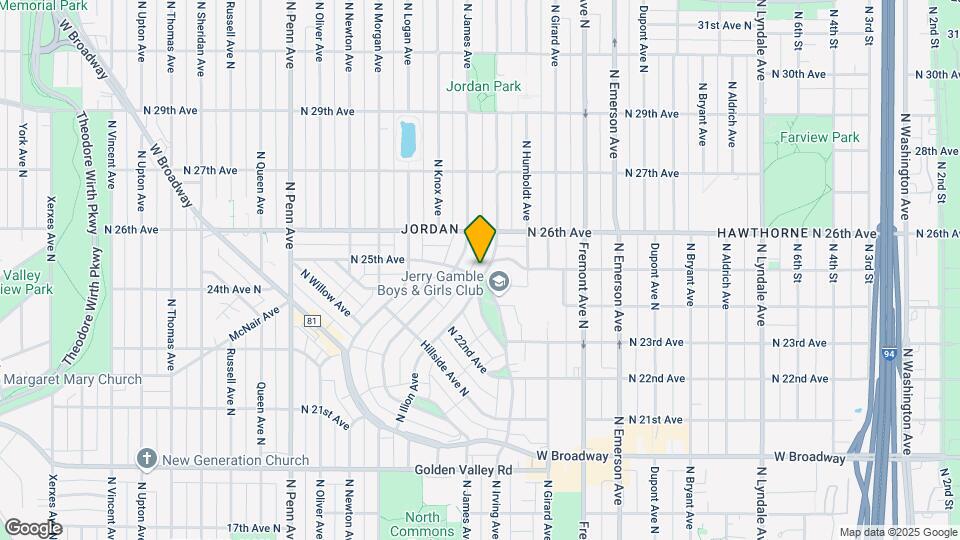 2503 Irving Ave N Mapa y Detalles de la Ubicación