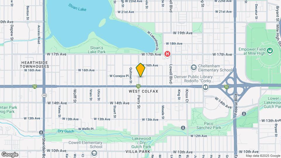 1532 Perry St Map and Location Details