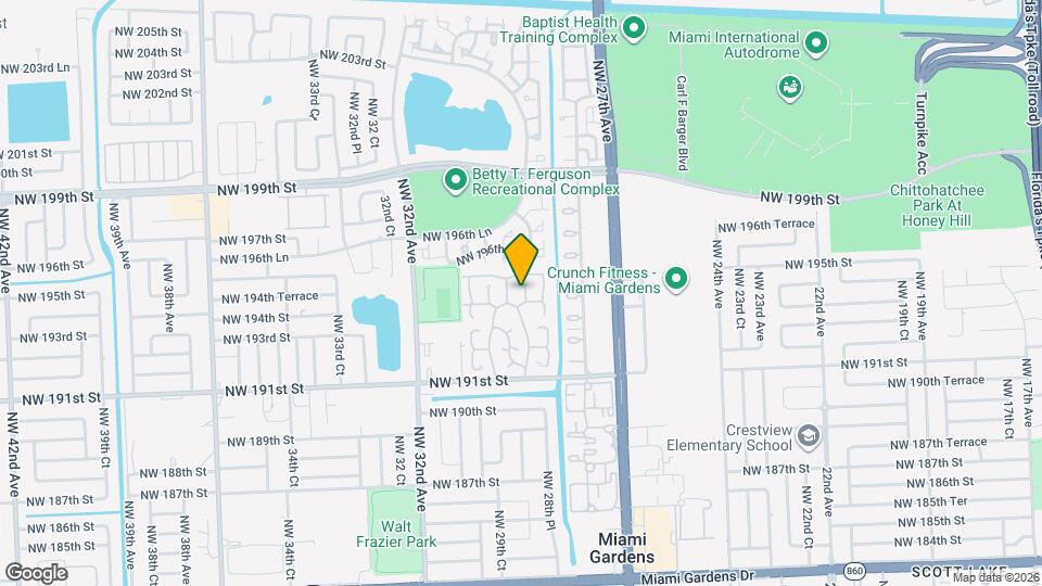 19438 NW 28th Pl Mapa y Detalles de la Ubicación