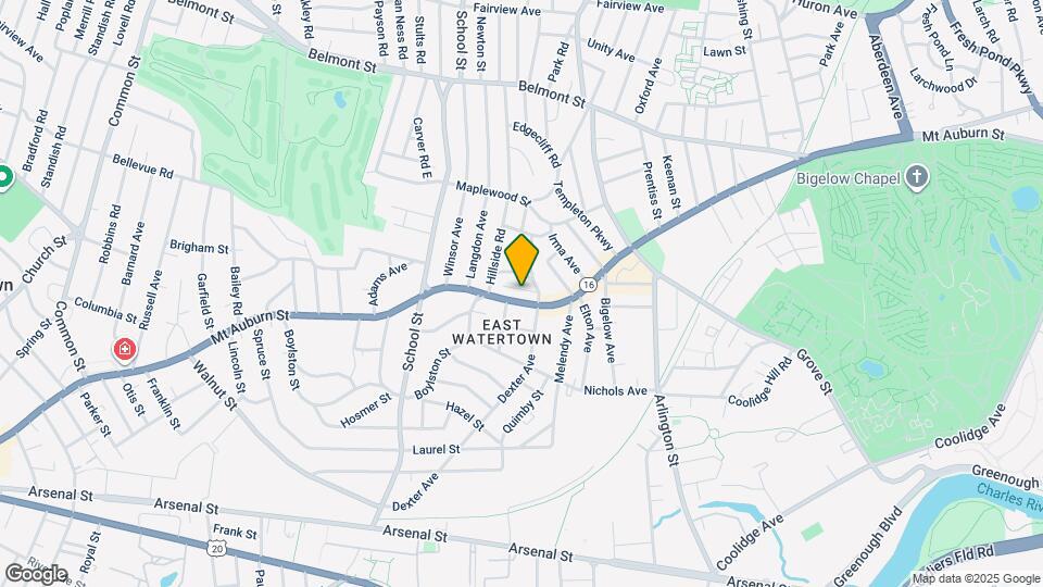 536 Mt Auburn St Map and Location Details