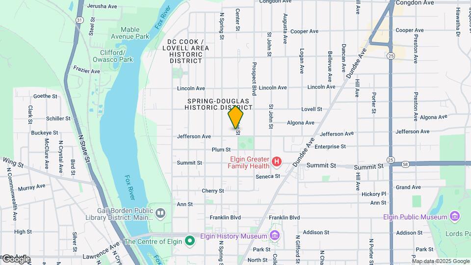 224 Jefferson Ave Map and Location Details