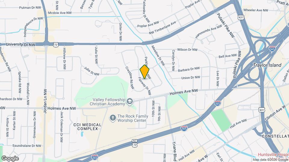 908 Fairway Dr NW Mapa y Detalles de la Ubicación