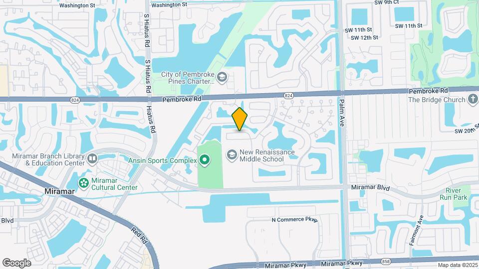 10640 SW 20th Ct Map and Location Details