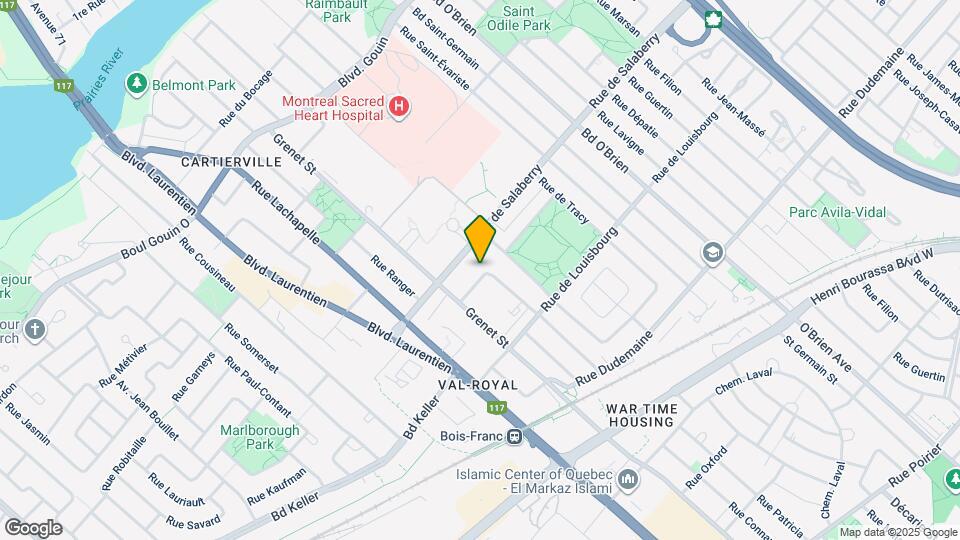 11923 Michel-Sarrazin Rue Map and Location Details