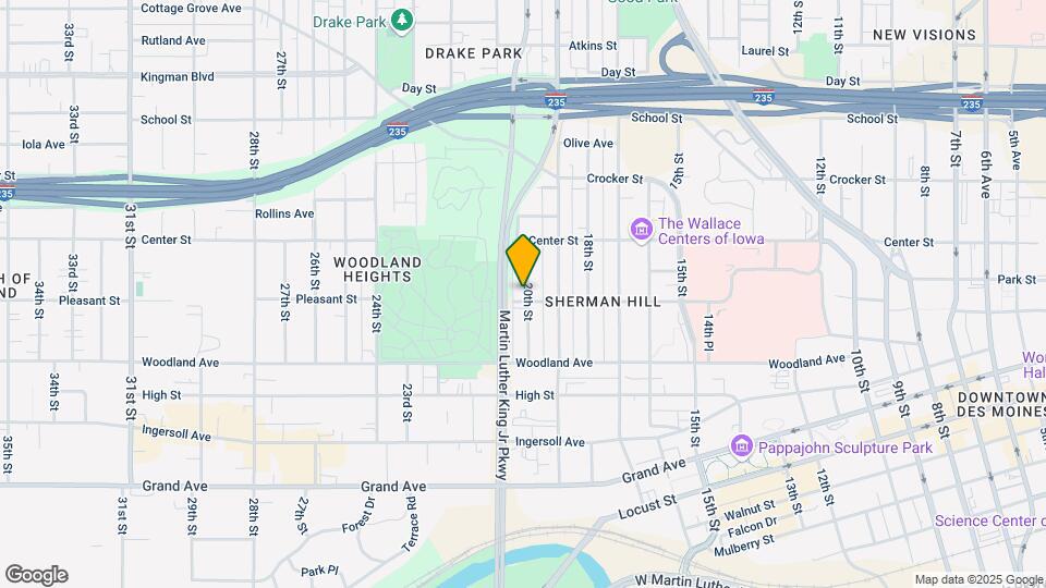 702 20th St Map and Location Details