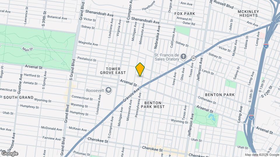 3009 Pennsylvania Ave Mapa y Detalles de la Ubicación