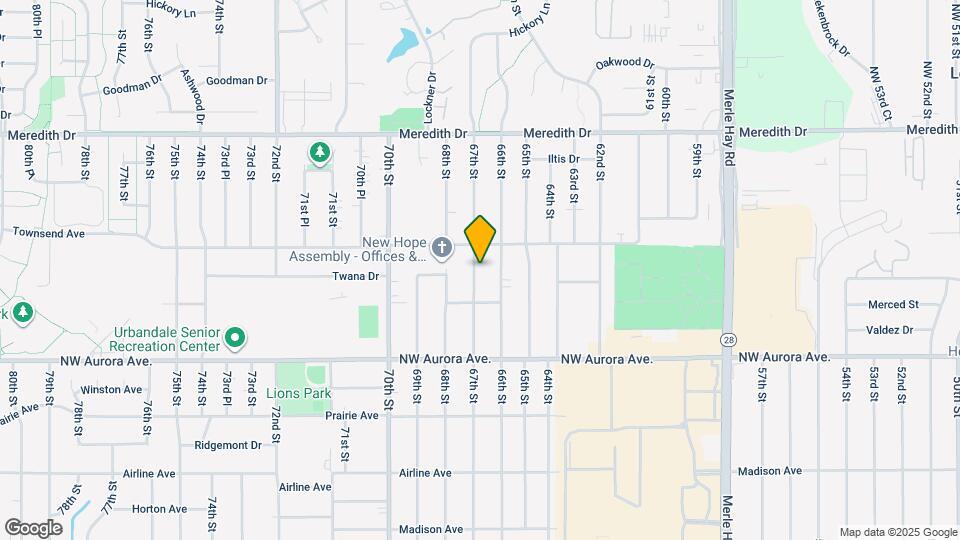 4319 67th St Map and Location Details