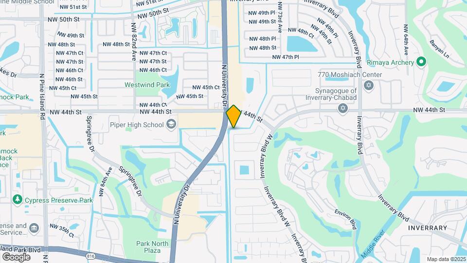 7491 NW 42nd Ct Map and Location Details