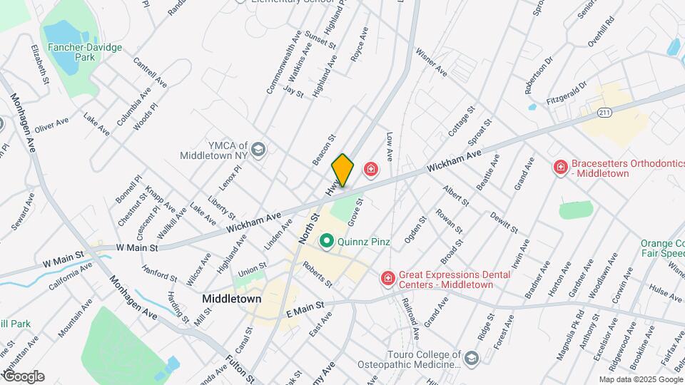 101 Wickham Ave Map and Location Details